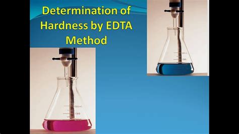 hardness test of water by edta|explain edta method in detail.